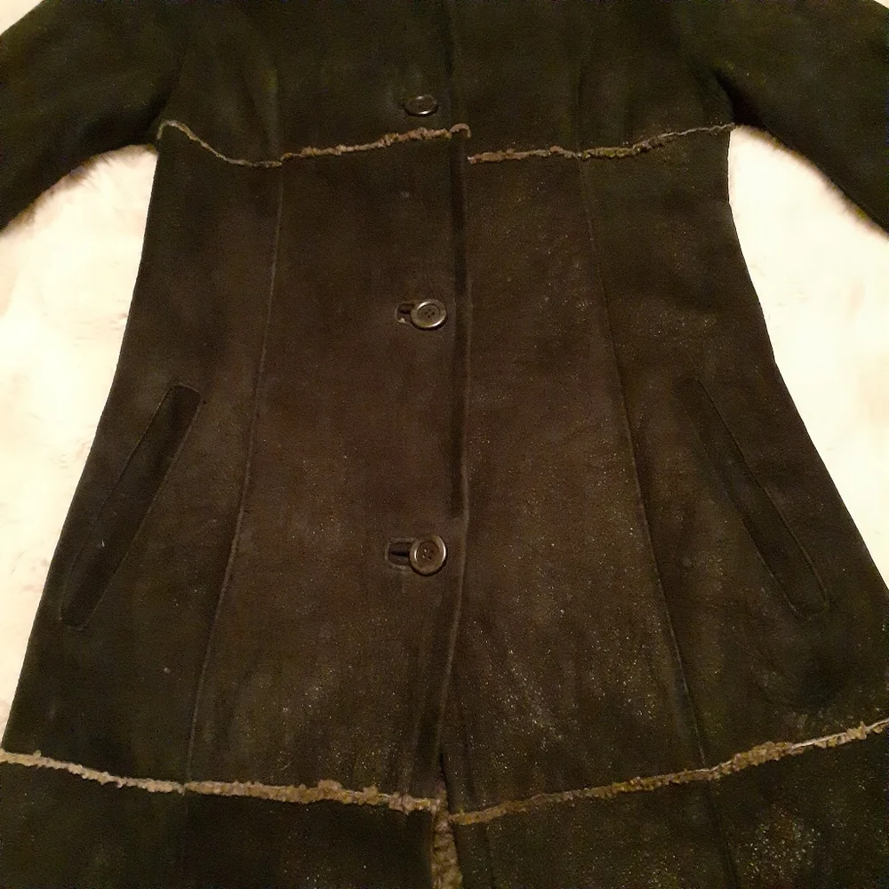 Vintage Shearling Lamb Leather Penny Lane Coat - Picture 5 of 9